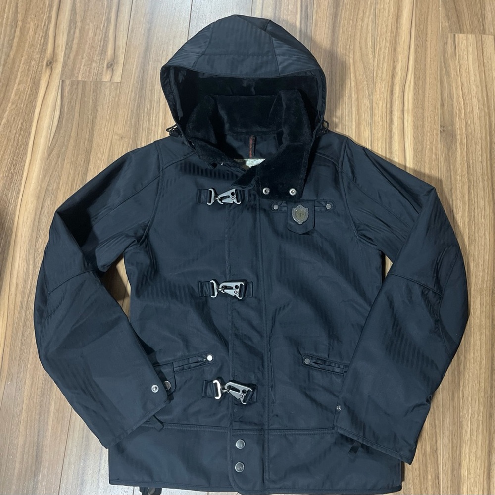 Burton Black Ski/Snowboard Jacket Toggle Closure Hooded Winter Coat Women’s S